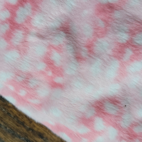 Carter's Girl Baby Pink Sz.6mo Zipped Warm Fuzzy Bunny Easter Outwear Jumpsuit - Picture 6 of 12